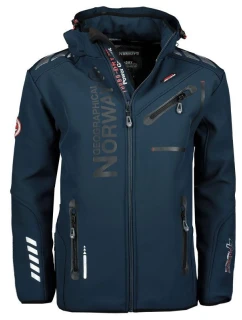Unisex Softshellová bunda Royaute WY2005HGN Tmavě modrá - Geographical Norway