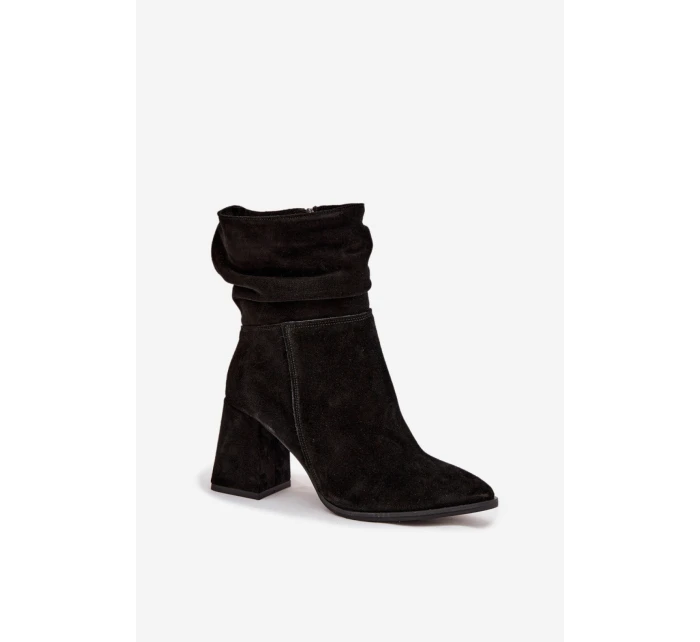 Boty na podpatku model 220193 Step in style Boty na podpatku model 220193 Step in style