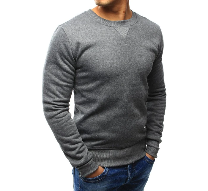 Pánská mikina s kapucí antracitová model 21962655 - FashionStreet