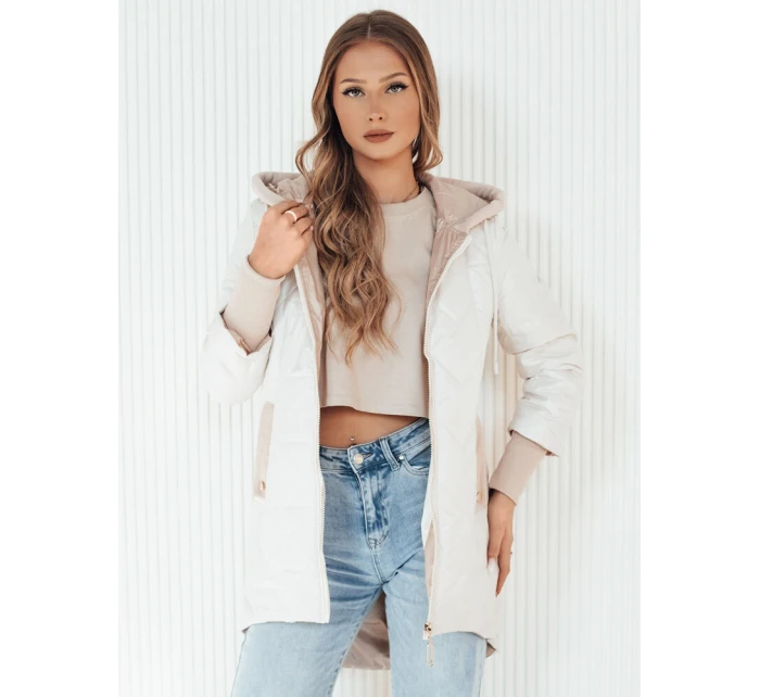 Dámská prošívaná bunda FLONSA bílá FashionStreet TY4169