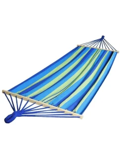 ZAHRADNÍ HOUPACÍ SÍŤ PRO 1 OSOBU 200X100CM S TYČÍ 1006048