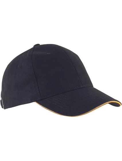 K-up KP 011 6 Panelová sandwich kšiltovka "Orlando" 20.0011 black/yellow K-up KP 011 6 Panelová sandwich kšiltovka "Orlando" 20.0011 black/yellow