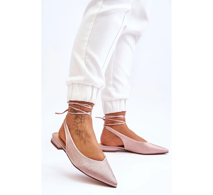 Vázané Baleríny S Béžové model 21612787 - Boto