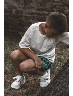 Klasické dětské sportovní boty bílé a Červené Marlin Klasické dětské sportovní boty bílé a Červené Marlin