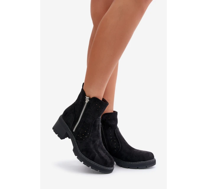 Dámské Boty S Na Podpatku Černé model 21671461 - Boto Dámské Boty S Na Podpatku Černé model 21671461 - Boto