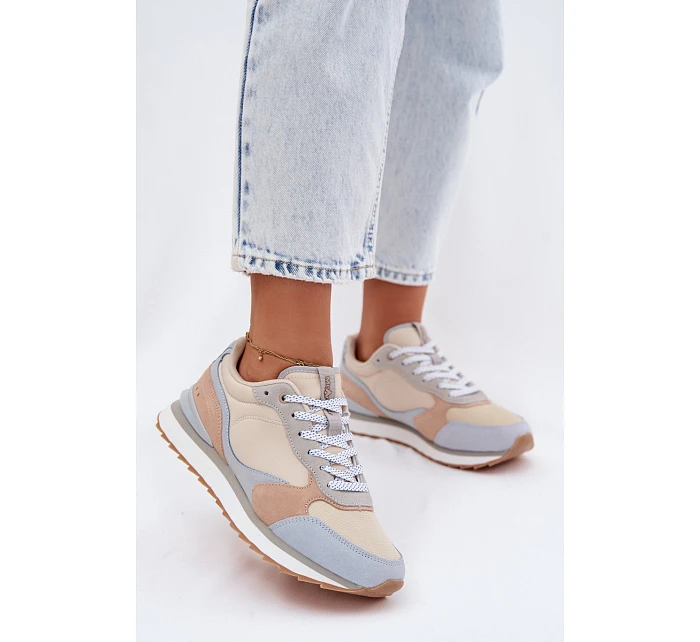 Dámské semišové tenisky McArthur MA2512W Modré