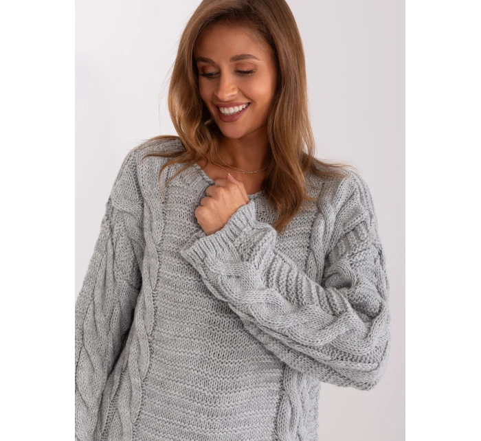 BA SW 8047 jumper.92P šedá BA SW 8047 jumper.92P šedá