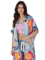 Košile DHJ KS  modrá model 21003871 - FPrice