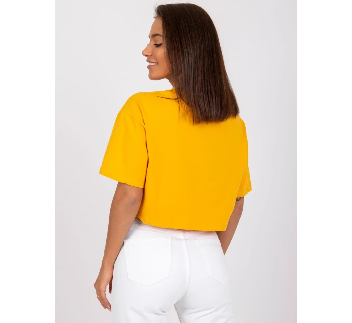 Tričko RV TS model 17009701 světle oranžová - FPrice Tričko RV TS model 17009701 světle oranžová - FPrice