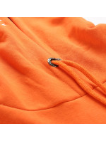 Pánská bavlněná mikina s kapucí ALPINE PRO SEGIUS spicy orange varianta pa