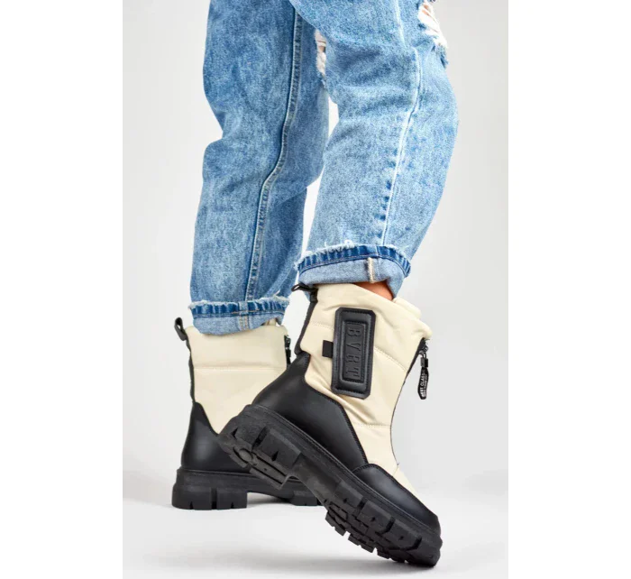 Dámské sněhule H07 / 189131 Béžovo černá - RARLON