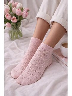 Dívčí prolamované ponožky Anela DR2611