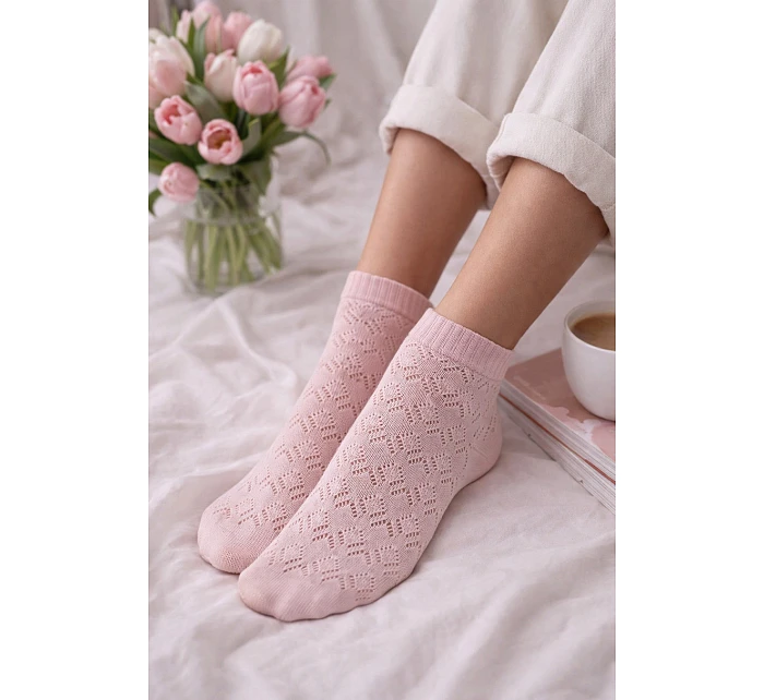 Dívčí prolamované ponožky Anela DR2611