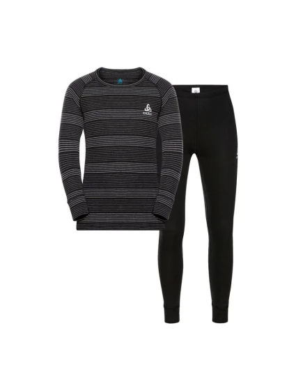 Termoaktivní prádlo - Odlo Set ACTIVE WARM Special Set velikost L Dark Grey