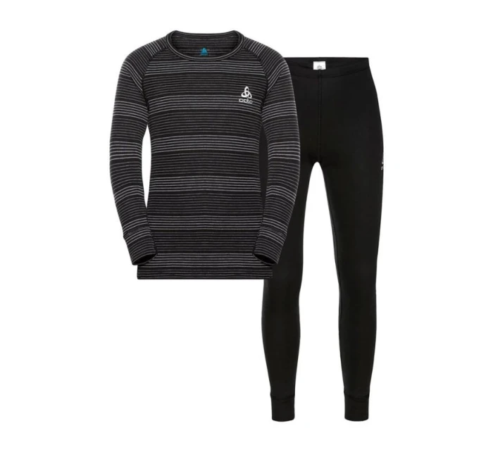 Termoaktivní prádlo - Odlo Set ACTIVE WARM Special Set velikost L Dark Grey