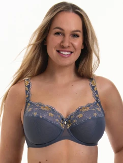 Colette podprsenka s kosticí Full Cup 5249 sky grey - RosaFaia