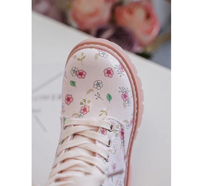 Dětské zateplené boty na zip Růžové model 21634773 - Boto Dětské zateplené boty na zip Růžové model 21634773 - Boto