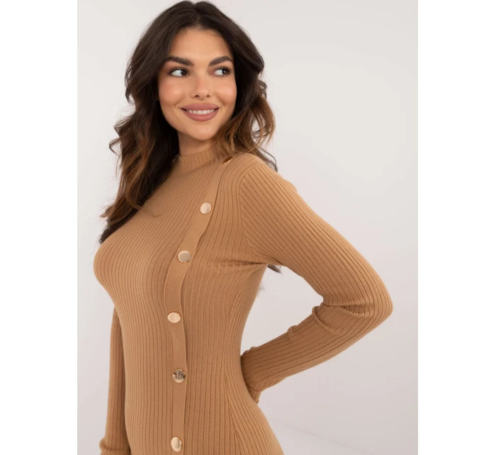 Šaty AT SK 2345 2.34 velbloudí Šaty AT SK 2345 2.34 velbloudí