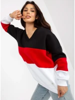 Mikina RV BL 8377.89 černá a červená