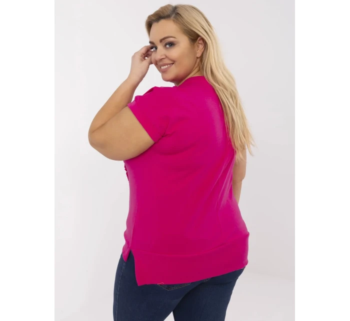 Halenka RV BZ A542.12P fuchsiová Halenka RV BZ A542.12P fuchsiová