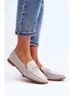 Dámské mokasíny 1AY / 5042 Světle šedá - Super mode Dámské mokasíny 1AY / 5042 Světle šedá - Super mode