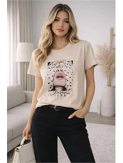 model 22117758 BLOUSE - OFF PINK