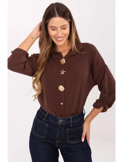 Košile s dlouhým rukávem  model 219388 Rue Paris