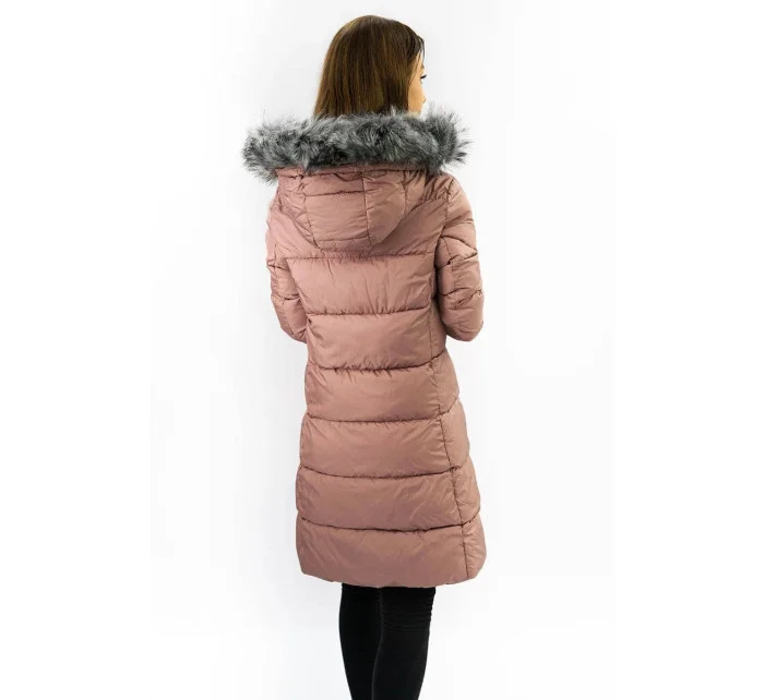 DAMSKA ZIMOWA PIKOWANA KURTKA RÓŻ model 22082634 - Libland DAMSKA ZIMOWA PIKOWANA KURTKA RÓŻ model 22082634 - Libland