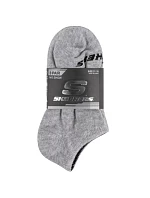 Skechers, 3 ks, unisex, bez froté, neviditelné ponožky S114041-020, šedé, velikosti 39–42 Skechers, 3 ks, unisex, bez froté, neviditelné ponožky S114041-020, šedé, velikosti 39–42