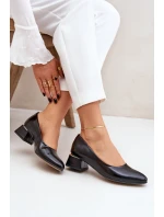 Kožené Lodičky Lewski model 21682441 Černé - Boto