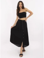 Sukně D73761M50187B černá Sukně D73761M50187B černá