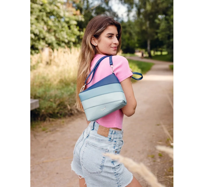 Kabelka model 21279446 Striped Blue - Vuch
