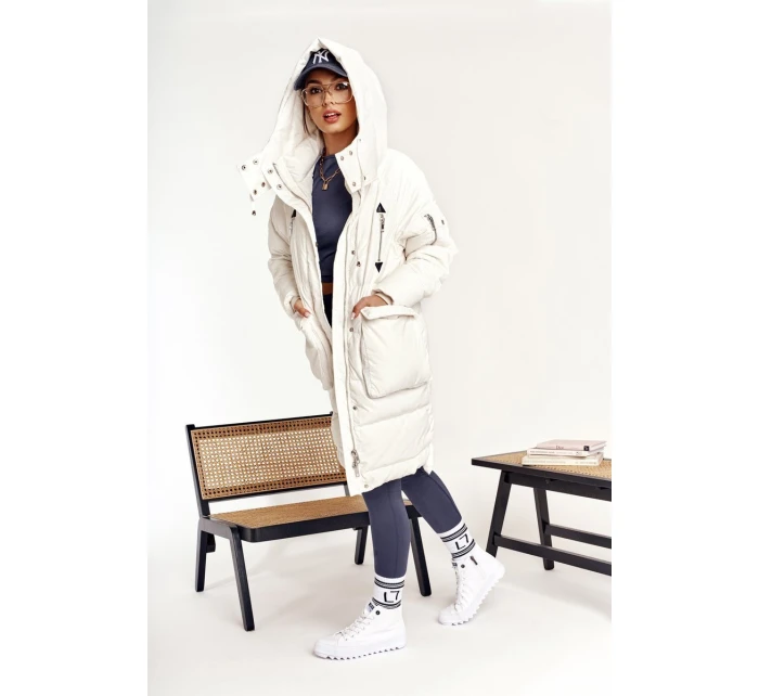 Dámské Vysoké Tenisky Na Velké Podrážce BIG STAR FF274241 Bile