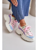 Dámské tenisky na masivní podrážce vícebarevné Nevela Dámské tenisky na masivní podrážce vícebarevné Nevela