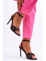 Sandály na podpatku model 181072 Step in style Sandály na podpatku model 181072 Step in style