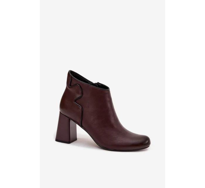 Boty na podpatku  model 218707 Step in style