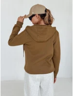 Dámská mikina VICTORIA hnědá BY1392