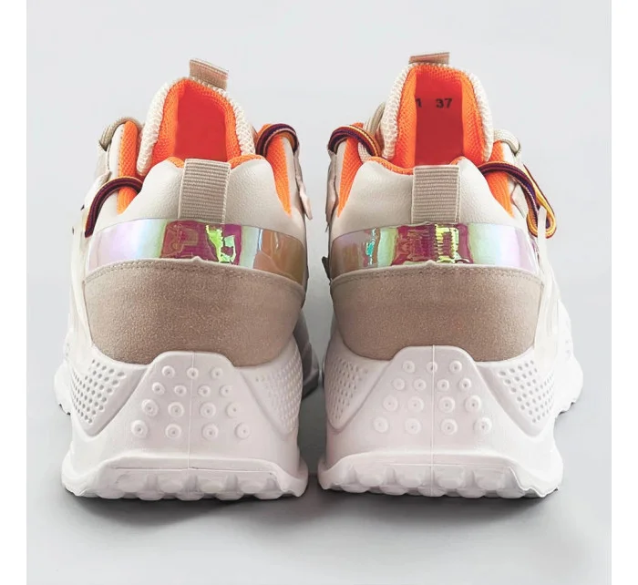 Béžové dámské sneakersy se dvojitými model 17229014 - C'M Paris Béžové dámské sneakersy se dvojitými model 17229014 - C'M Paris