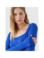 Dámské hladké tričko s dlouhým rukávem 4F 4FRSS24TLONF499-36S