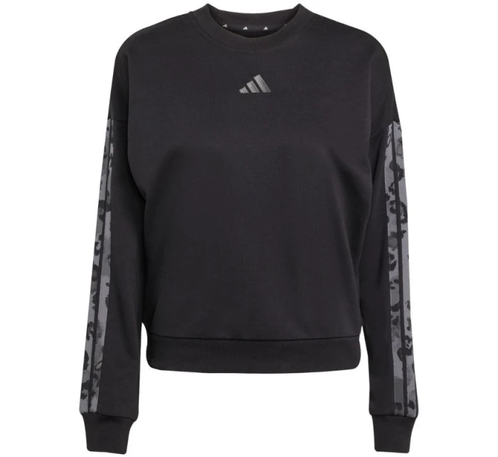 Dámská mikina Animal Print 3Stripes French Terry Sweatshirt black model 21720677 - ADIDAS Dámská mikina Animal Print 3Stripes French Terry Sweatshirt black model 21720677 - ADIDAS