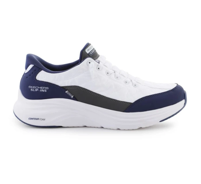 Skechers Slip-ins: Contour Foam - Cozy Fit 232619-WNV White/Navy Skechers Slip-ins: Contour Foam - Cozy Fit 232619-WNV White/Navy