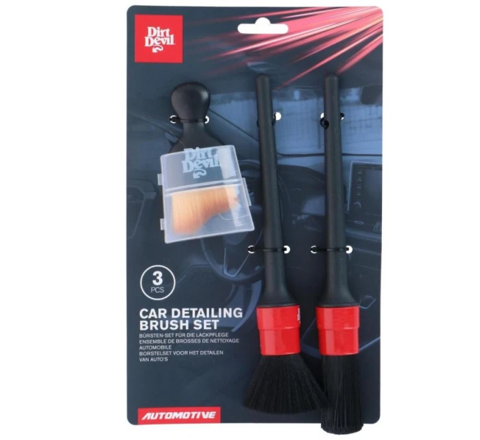 SADA KARTÁČŮ NA ČIŠTĚNÍ AUTOMOBILŮ 3 KUSY DIRT DEVIL