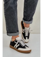 model 21684270 Kožené Nízké Tenisky Dámské Černé - Zazoo model 21684270 Kožené Nízké Tenisky Dámské Černé - Zazoo