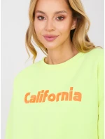 Mikina MJ BL H2589.14 fluo yellow