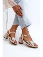 Dámské sandály na vysokém podpatku Sergio Leone Pearl Dámské sandály na vysokém podpatku Sergio Leone Pearl