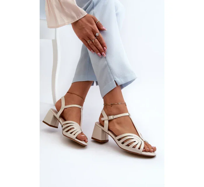 Dámské sandály na vysokém podpatku Sergio Leone Pearl Dámské sandály na vysokém podpatku Sergio Leone Pearl