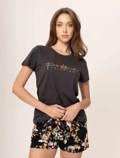 Dámské pyžamo model 19001980 černá vzor - Karol