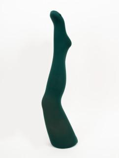 Dívčí hladké neprůhledné punčocháče z mikrovlákna 40 Den model 19377156 Tmavě zelená - Yoclub