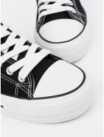 Komfortní tenisky dámské černé bez podpatku Komfortní tenisky dámské černé bez podpatku