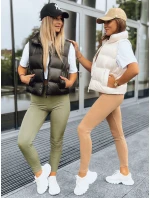 Dámské žebrované legíny LOOK AT ME zelené FashionStreet UY1572